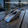 Stainless Steel Anchor Bracket Hinged Hardware Polished for Sailboats, Mariners