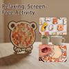 Cartoon Wooden Cat Puzzles Relaxation and Stress Relief Jigsaw Toys Educational Toy Cute Animal Home Decor Gift