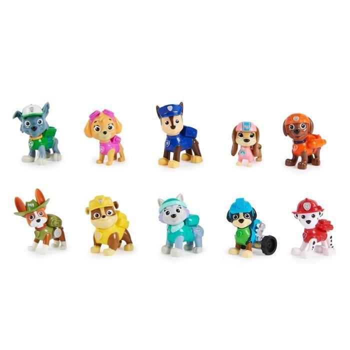Coffret 10 figurines Pat' Patrouille - Édition 10eme Anniversaire - SPIN MASTER - Des 3 ans