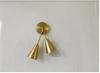 Brass Wall Sconce Vanity Light Fixture Mid Century Modern Wall Lamp Bathroom Mirror Light New Home Gift Dual Cone Sconce Home Decor Lighting