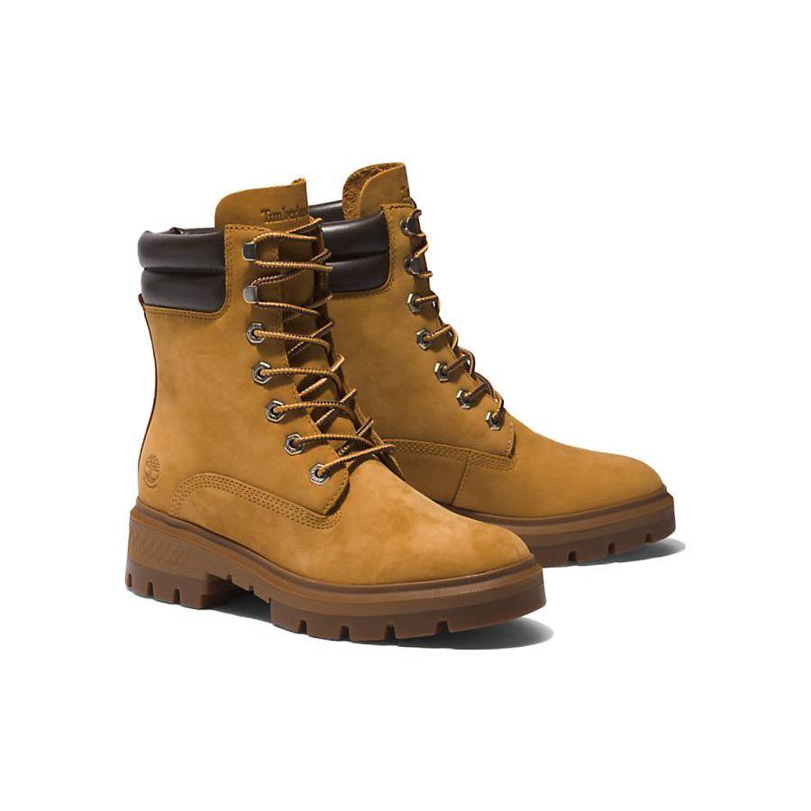 Timberland Women's Cortina Valley 6‑Inch Waterproof Boots Wheat Nubuck A5N9S231