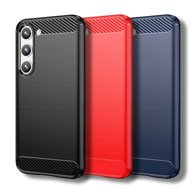 For Samsung Galaxy S23 5G Case Samsung S23 Cover 6.1 Inch Carbon Fiber Silicone Bumper For Galaxy S23 S22 S21 S20 Plus Ultra 5G
