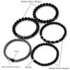 Stylish Men Bracelet Set Luxury Zirconia Braslet Beaded Black Onyx Hematite Healing Braclet Perfect Gift For Him Pulseria Homme