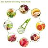 3 In 1 Pulp Separator Plastic Knife Kitchen Vegetable Tools Avocado Slicer Kitchen Gadgets Shea Corer Butter Fruit Peeler Cutter