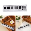 1 Stuk Schattig 15cm Zwart Wit Muzieknoten Piano Transparant Plastic Rechte Linialen Tekenen Meetliniaal Student Kantoorbenodigdheden