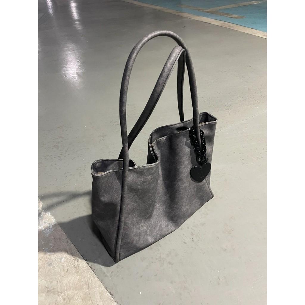 

IELGY Сумка-тоут Diablo Cupid с подвеской Love, вместительная, сверхлегкая сумка для работы и поездок на работу серый