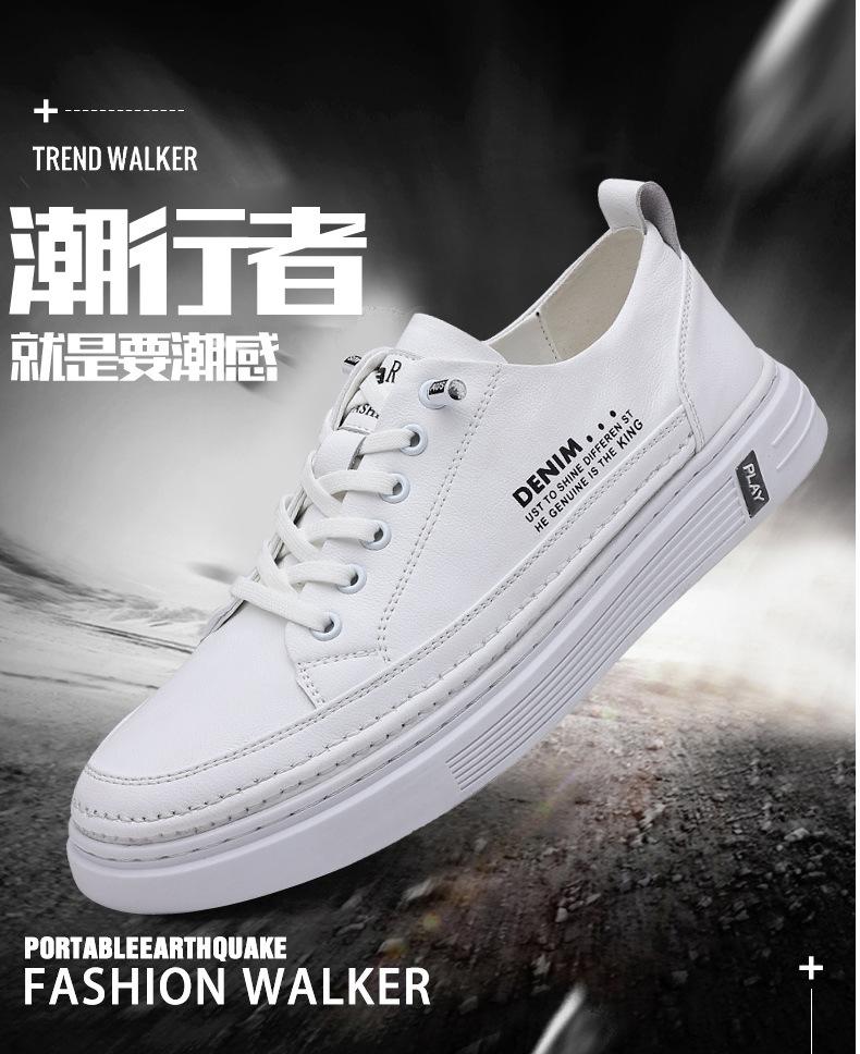 2025 Summer and Autumn Men's Shoes Student Thick soled Board Shoes Men's Summer Thin Edition Korean Large Men's Shoes