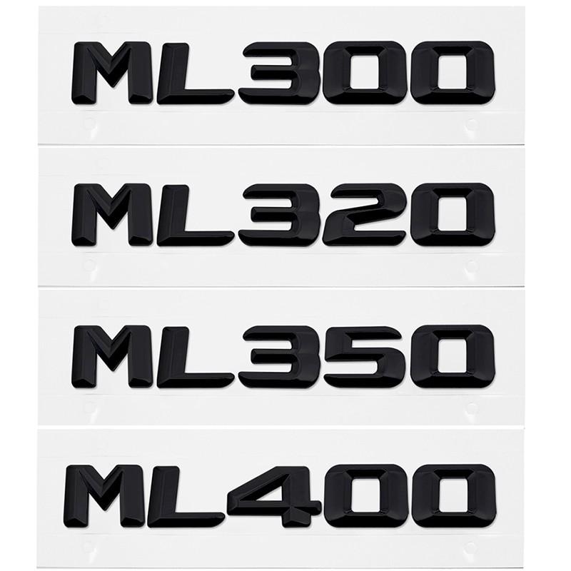 For W163 W164 W166 ML63 ML55 ML240 ML300 ML350 ML420 ML430 ML450 ML500 New Tail Emblem Logo Sticker