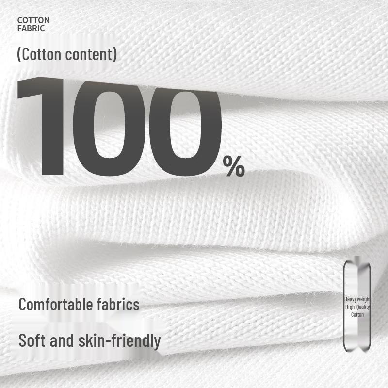 GENIOLAMODE Men's Loose Fit Round Neck Long Sleeve T-Shirt