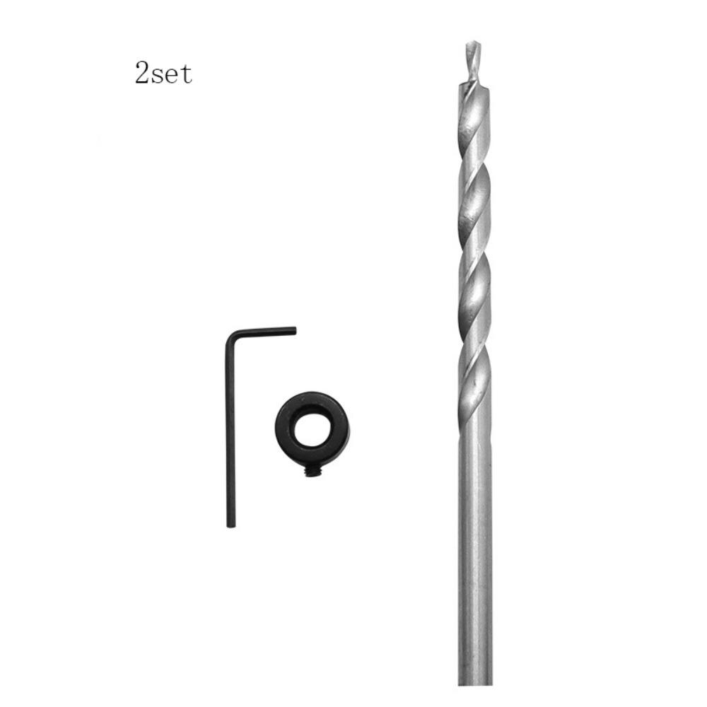 

2set with Stoper Locator Woodworking Tilt Hole Drill Round Handle Hole Opener Tool Carpenter 9mm