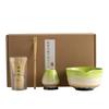4pcs/set Japanese Ceramic Matcha Gift Box Matcha Tea Set With Whisk And Bowl Sumptuous Grinder Brush Tea Tools Hold