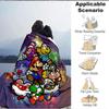 1pc Mario Party Flannel Blanket, Soft Skin Friendly with Digital Printing, Various Sizes Available for Family, Friends, Birthday