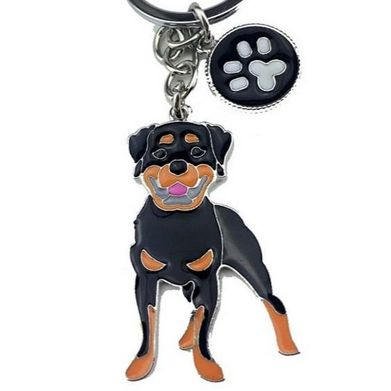 Cute Dog Keyring Gifts Fashionable Animal Charms Small Accessories Car Keyrings and Bag Charms