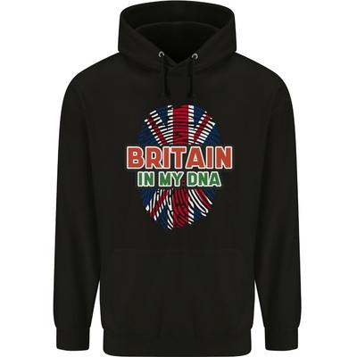 Britain Is In My DNA T-shirt Union Jack Flag UK Mens Hoodie Patriotic Sweatshirt Casual Daily Life Men Clothing Women Hoodies
