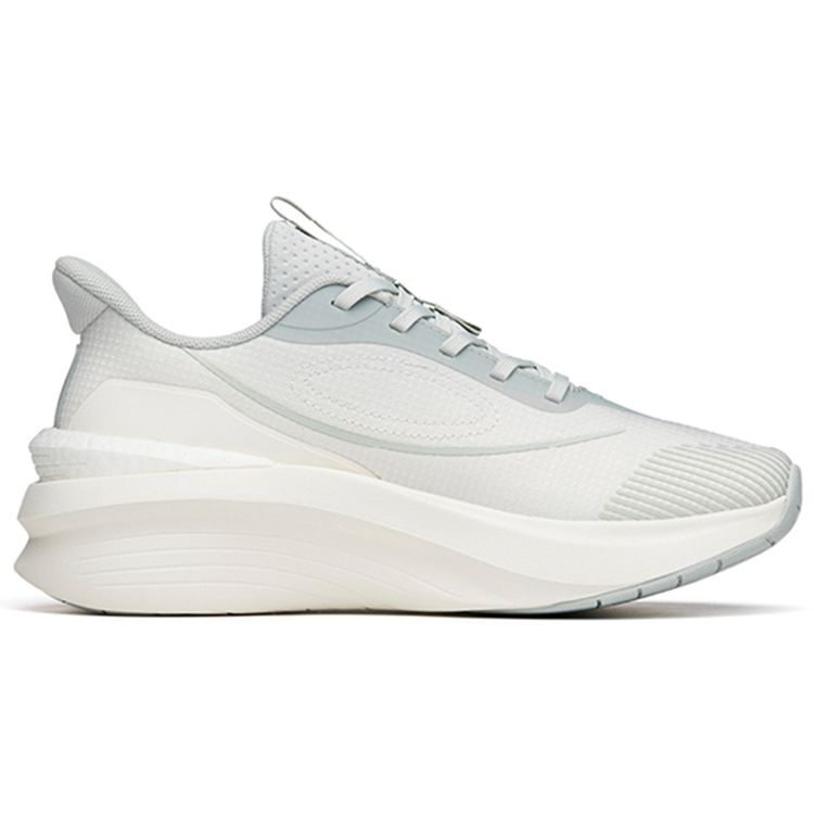 Anta Mars Foam Cushioning Shock Absorption Non-Slip Low-Top Running Shoes Women Sneakers Green White 122215550R-1