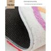 Cartoon Kitty Imitation Cashmere Anti-Slip Rug for Bedroom & Living Room