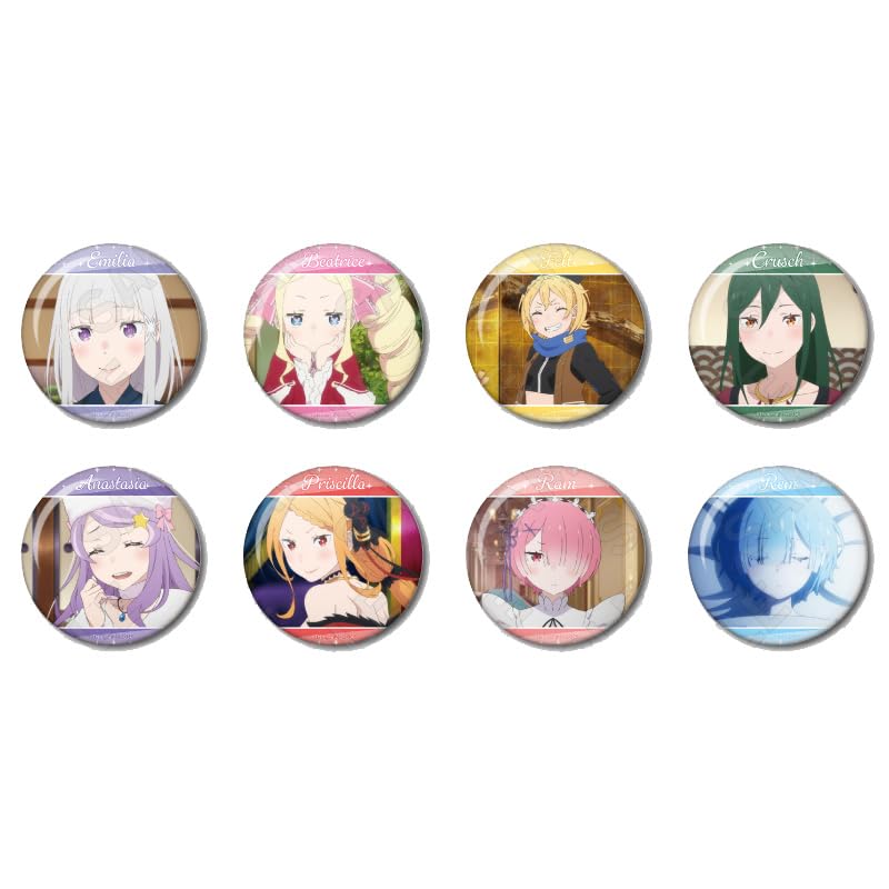 Starting Life in Another World Trading Scene Can Badge pieces per ReZero - (8 box)
