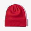 Hat Women's Wool Versatile Hexagonal Light Board No Edge Curling Cold Hat Autumn and Winter Outdoor Warm Thickened Men's Knitted Hat