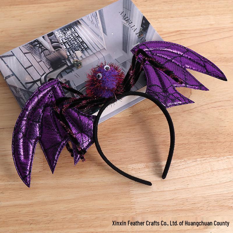 Cute Halloween Rabbit Ear & Spider Plush Headband Set - Children s Hair Clips & Accessories