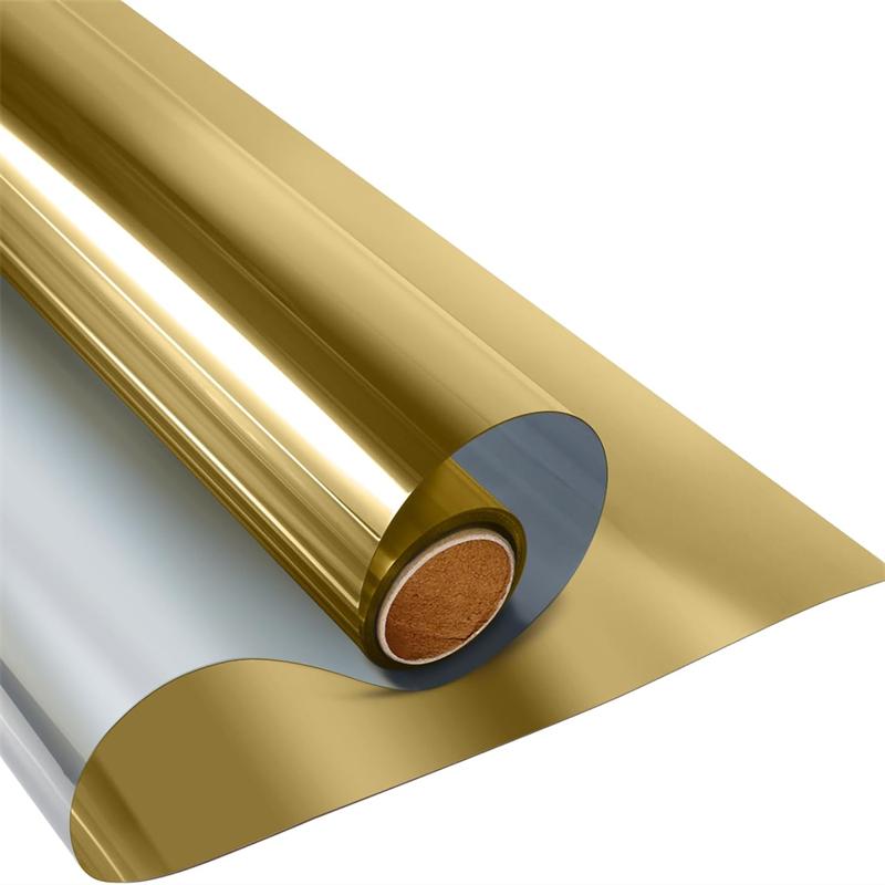 Daytime Privacy One Way Window Film Non-Adhesive Static Cling Heat Control Anti UV Mirror Window Tint for Home Office