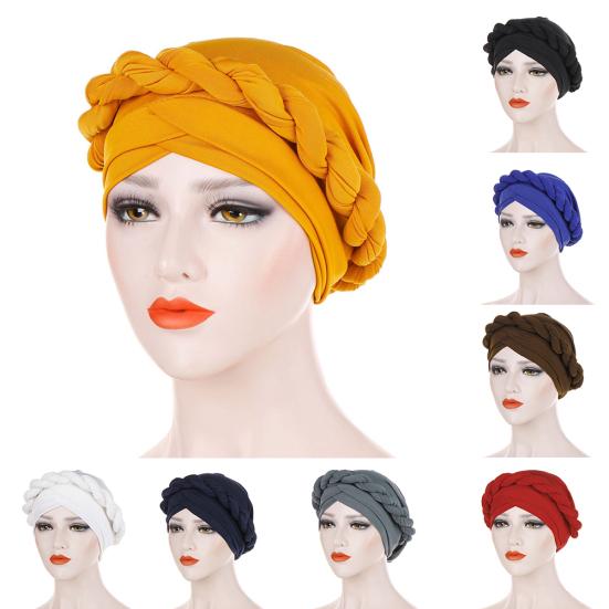 Beanie Hat Braid Dustproof Accessory Stretchy Brimless Indian Hat for Four Seasons