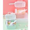 Milk Powder Storage Box PP Shell BPA Free Portable Baby Milk Powder Container Box with Lanyard Green