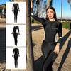 2024 Two-Color Women's Slimming High-Waist One-Piece Surf & Dive Swimsuit