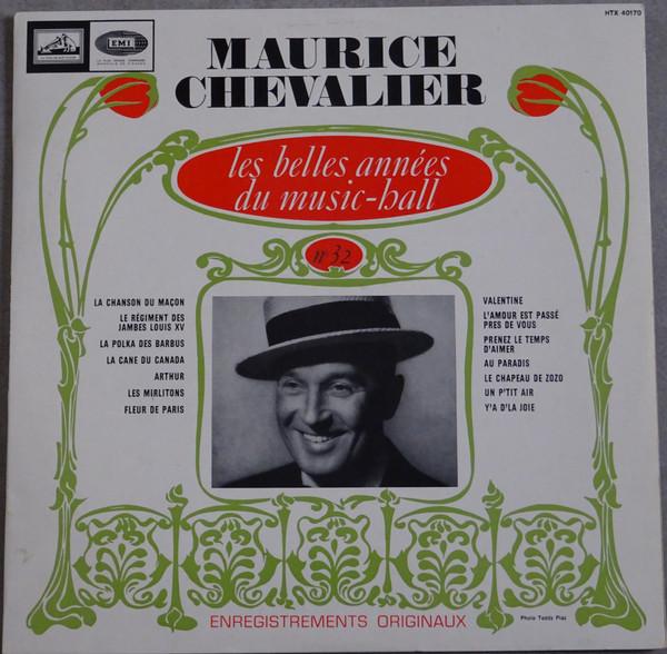 

LP Record MAURICE CHEVALIER The Golden Years of Music Hall No. HTX40170 La Voix De Son 1966 France Pop Used