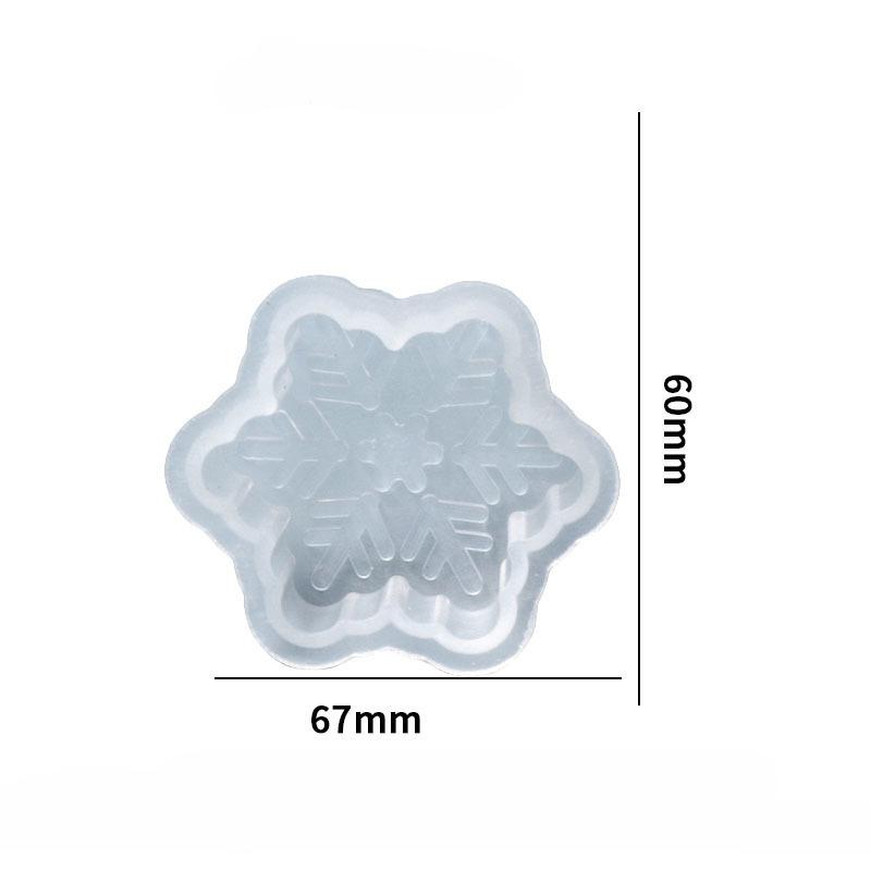 3D Christmas Stereoscopic Deer Animal Silicone Mold Crystal Drop Glue Fondant Cake Decorating Resin Silicone Casting Mold