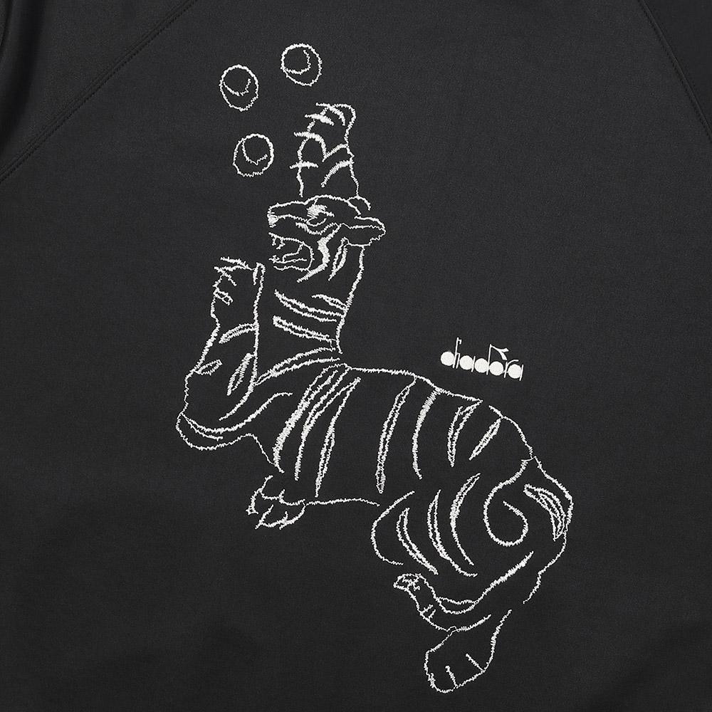 Diadora [Diadora By Palmes] Graphic Track Jacket Black