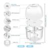 Outdoor Cooking 13*8*8cm Efficient Food Chopper Compact Electric Garlic Chopper Food Processor Quick Meal Prep