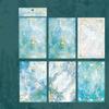 15pcs/set Retro Magic Hand Ledger Decoration Handmade Background Card Ins Colorful Hot Stamping Collage Card DIY Decor Paper