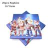 Hot Robot Roblox Dětská Narozeninová Párty Potřeby Sada Jednorázové Nádobí Roblox Papírové Talíře Kelímky Balónky Baby Shower Party Dekorace