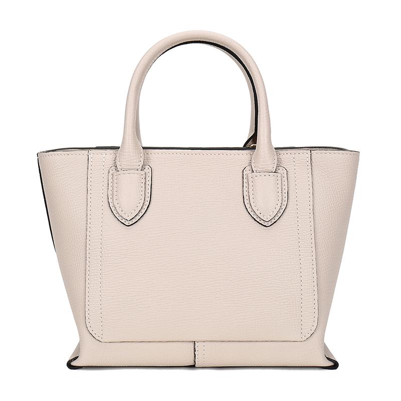 Longchamp Buzón 22 Color Sólido Piel con Textura Cierre de Cremallera Bolso de Hombro Bolsos de Mano para Mujer Rosa Blanco 10103HTA337