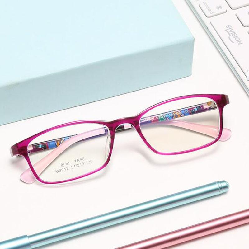 Fashion Anti- Blue-Ray Spectacles Teens Boy Girls PC Prescription 8-14 years -0.5 -0.75 -1.0 -1.5 -2.0 -3.0 -4.0