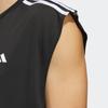 Tank Tops Men's Black Crew Neck Moderate Straight Fit IC2464