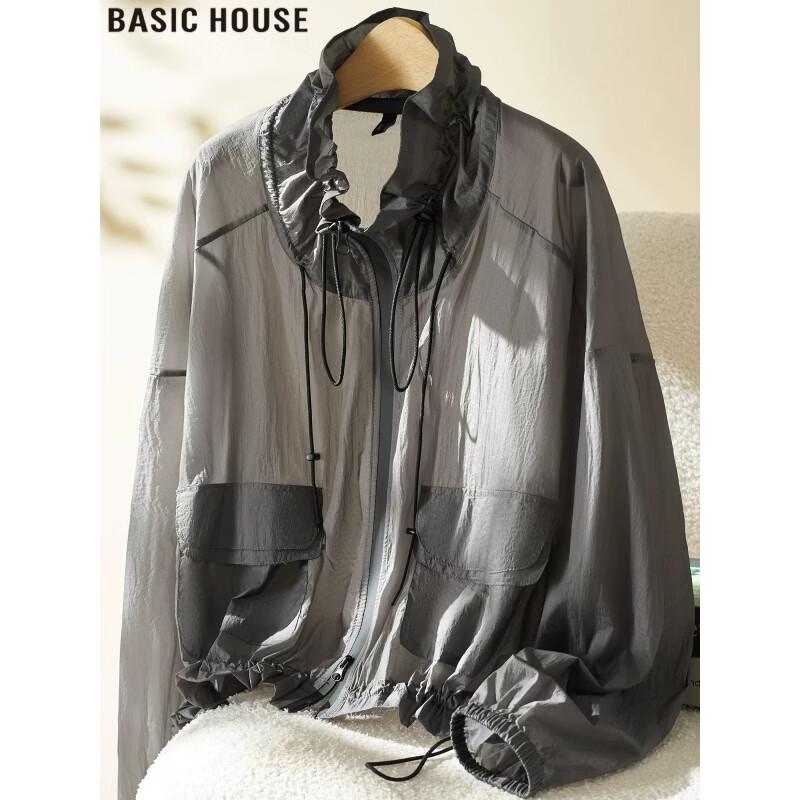 Basic House Women s Lightweight Sun Protection Jacket серый