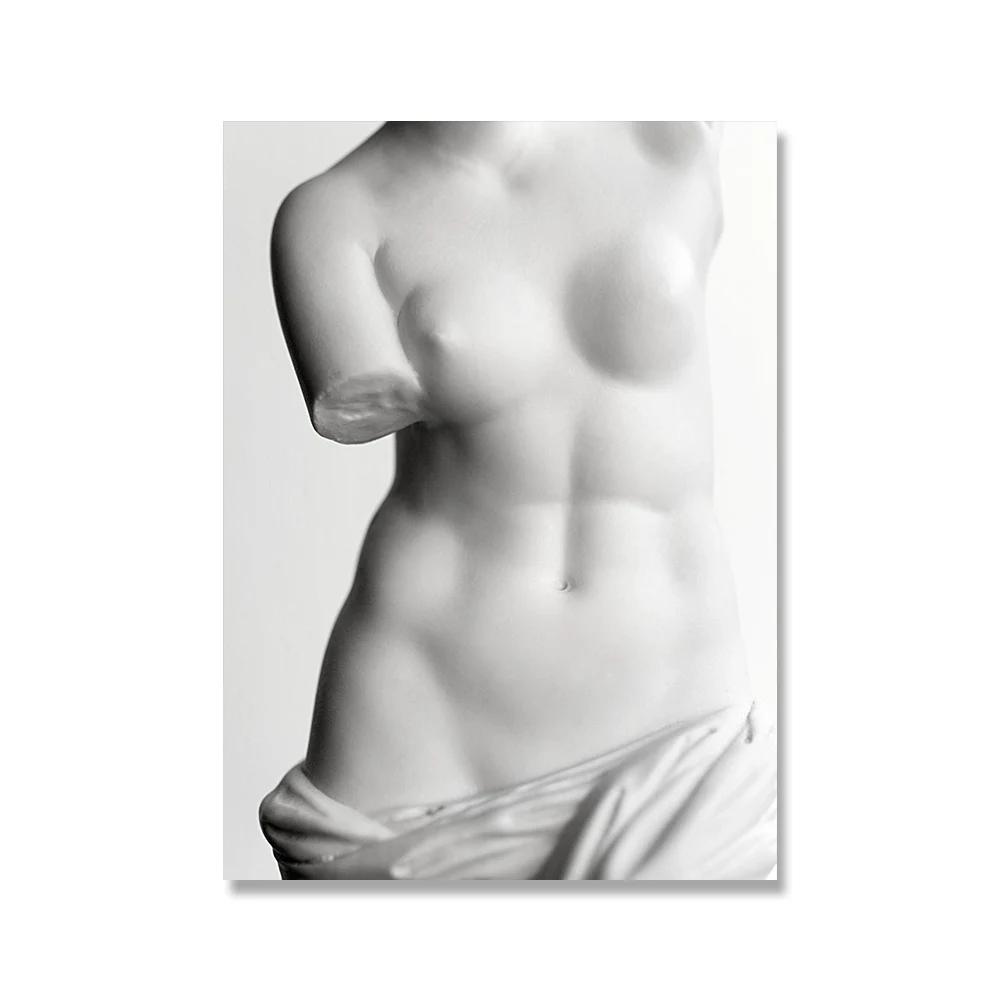 Moderne Apollo Marmorskulptur Wandkunst David Graffiti HD Leinwand Poster Drucke Heim Schlafzimmer Wohnzimmer Dekoration Geschenke