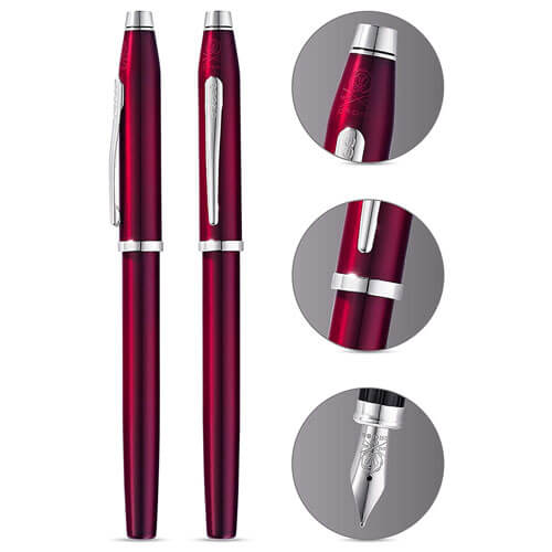 Cross Cross Century Ll Translucent Plum Fine Fountain Pen