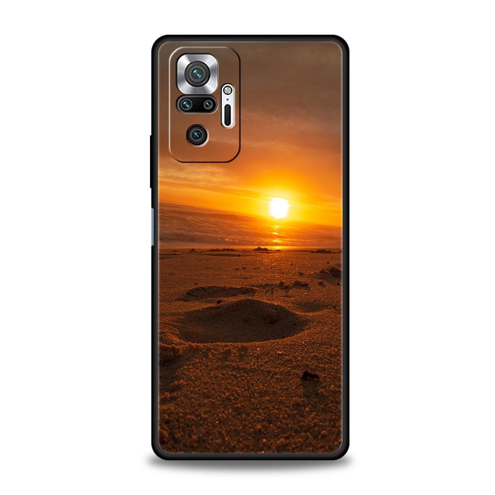 Sunset Sunset Glow Sea Phone Case For Xiaomi Redmi Note 15 14 13 12 5G 11 10 Pro Plus 4G 9S 14C 13C 12C 10C Soft TPU Cover