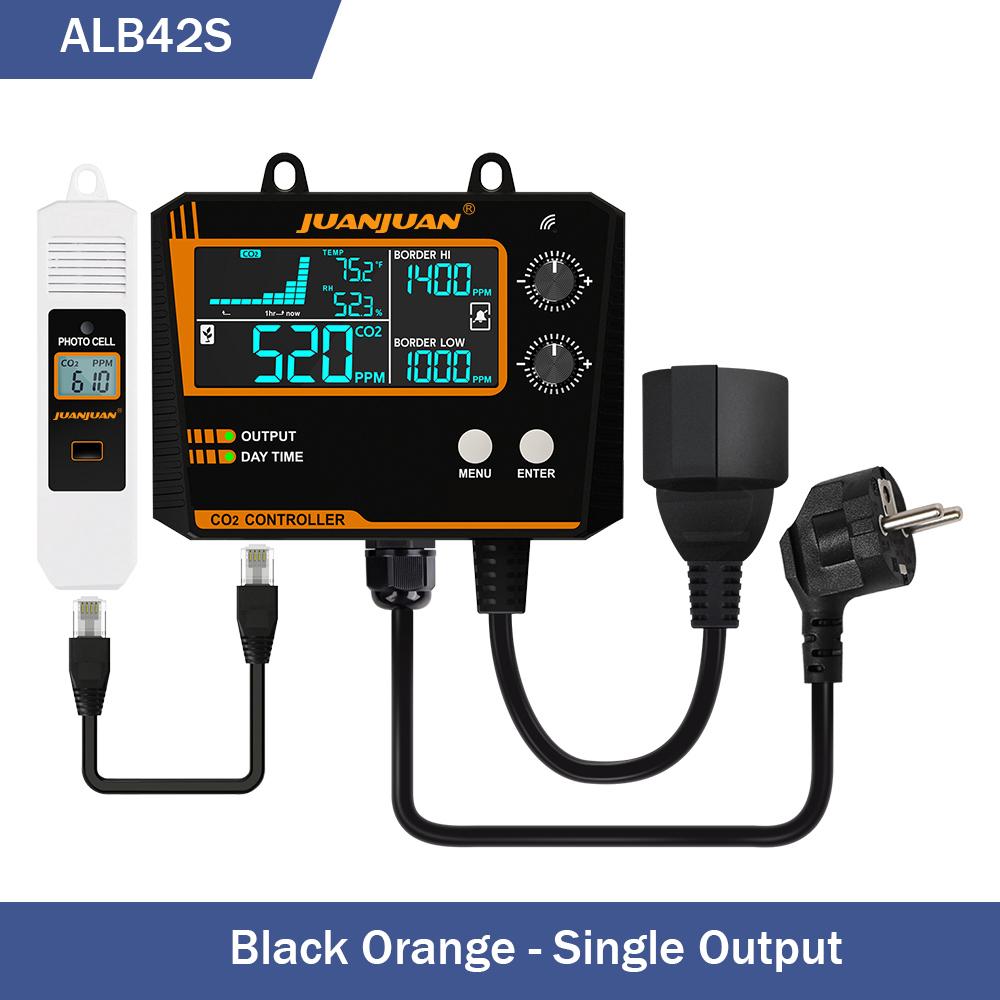 Digital CO2 Controller Air Quality Monitor 0~5000ppm CO2 Concentration Detector Carbon Dioxide Regulator for Plant Greenhouse