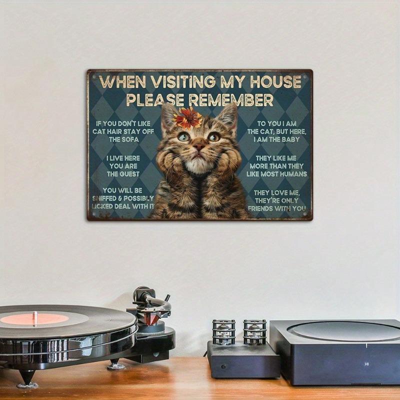 Decorative Metal Wall Sign 20x30cm