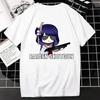Camiseta De Mujer Genshin Impact Camisetas De Unisexga Corta Estampada Harajuku Para Mujer Ropa De Calle Kawaii De Verano