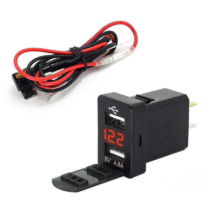 

Автомобильное трехцветное зарядное устройство QC3.0, 1 шт., интеллектуальное быстрое зарядное устройство, дисплей напряжения, использование для Mitsubishi Yige Outlander QC3.0 VOL red