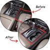 Red Carbon Fiber Center Console Gear Panel Trim Sticker for Hummer H2 2003-09