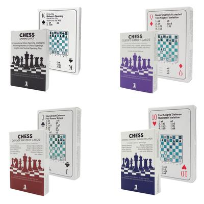 Benoni Chess Opening Cards -  Best Gift For Chess Lovers To Study Chess Strategy, Tactics, Opening Moves - Ajedrez