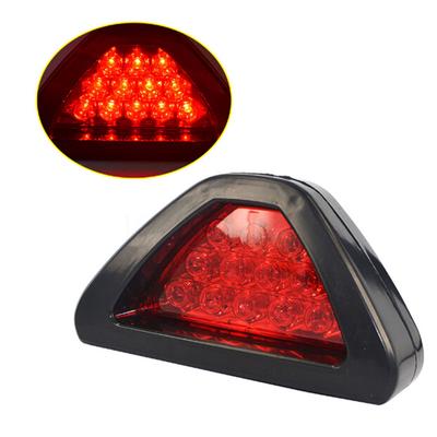 Feu de stop triangulaire 12 V à 12 LED rouges style F1 pour voiture tout-terrain, feu de freinage bas et universel