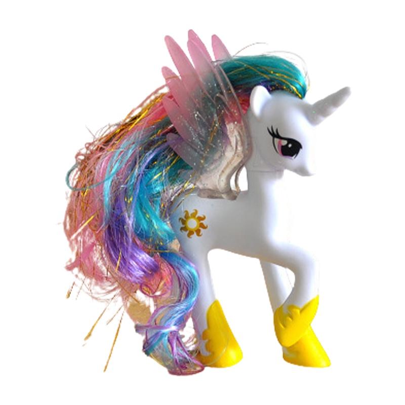 Pony Little My Figure Toy Unicorns Model Cake Topper Kids Xmas Gifts Birthday