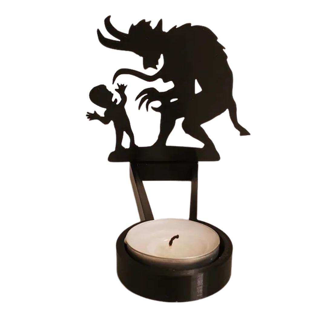 Funny Candle Holder Table Decoration Innovative Shaow-Candle Holder For Bedroom Decor