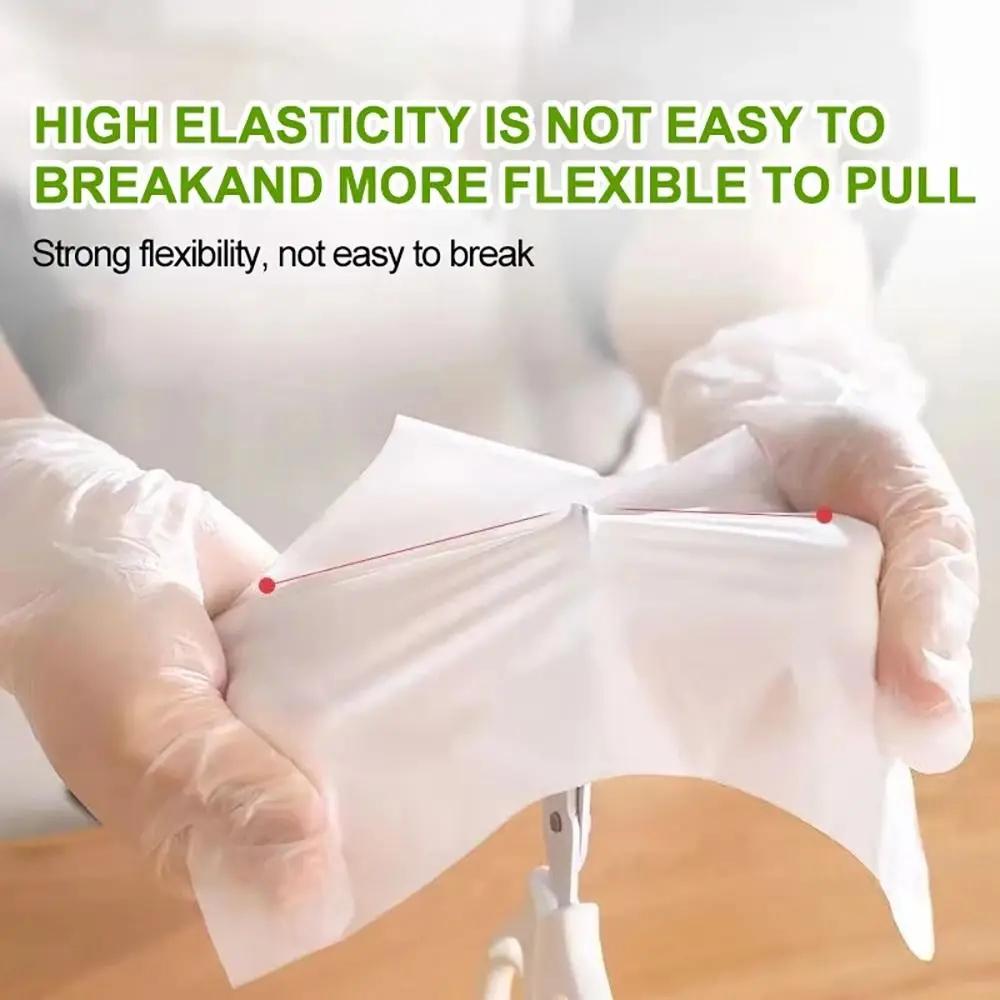 100PCS mănuși de unică folosință TPE bucătărie baie restaurant camping călătorie impermeabile ulei-rezistente instrumente de curățare de uz casnic